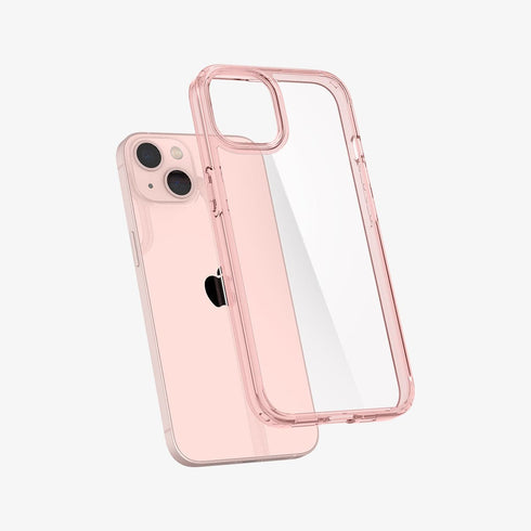 ACS03204 - iPhone 13 Pro Max Case Ultra Hybrid in crystal clear showing the back